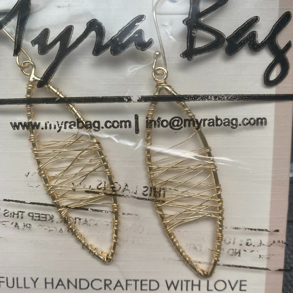 Earings- Starweaver Handcrafted earrings Gold